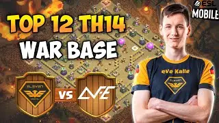 Top 12 TH14 War Base with Link | Eleven Original vs Activit-E Bases | ESL Mobile Open EUR / MENA