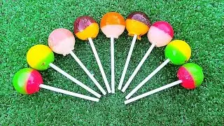  Learn colors with lollipops and candy chocolate CHOCOLATE🍫🍭🍬19