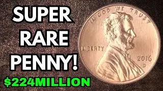 2016-D Lincoln Penny Worth $224 Million?Super Rare Coin Everyone Talks About Found in Pocket Change!