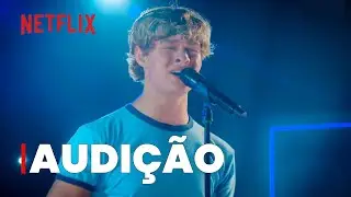 Landon Boyce cantando &ldquo;Toxic&rdquo; na audi&ccedil;&atilde;o | Montando a Banda | Netflix Brasil