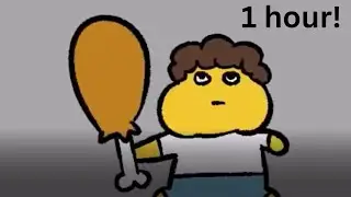 shedletsky eating chicken for 1 hour