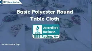 Basic Polyester Round Table Cloth Wholesale USA |  Round Tablecloths /Covers USA | Table Cloth USA