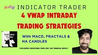 4 VWAP Trading Strategies for Intraday Trader | 4 High Probability Intraday Setups | (TAMIL)