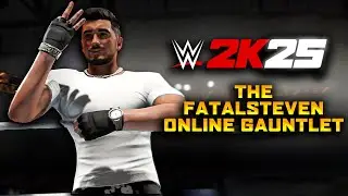 The WWE 2K25 Online Fatal Steven Gauntlet! (6 Players vs Me)