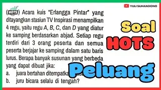 Bahas Soal HOTS Peluang 2 ‼️ Acara kuis Erlangga Pintar yang ditayangkan stasiun TV Inspirasi 