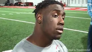 Ohio State DE Jalyn Holmes was in midst of charge vs PSU