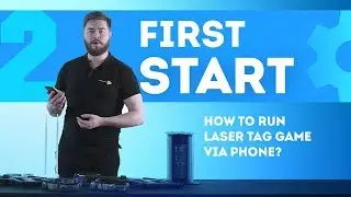 How to operate the laser tag equipment via smartphone? [part 2]