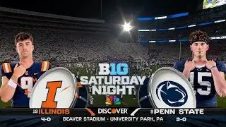 Big Ten Saturday Night on NBC intro | 19 Illinois @ 9 Penn State | 9/28/2024