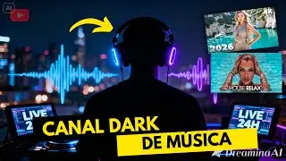Canal Dark de Música: Crie, Automatize e Monetize com Live Infinita (PASSO A PASSO)