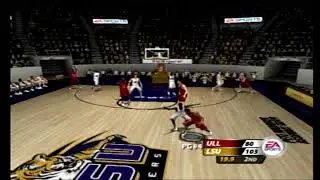 NCAA March Madness 2005 LSU Tigers vs Louisiana Lafayette Ragin Cajuns Live