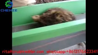 oil palm waste EFB shredder | เครื่องหั่นย่อยน้ำมันปาล์ม | mesin penghancur limbah kelapa sawit