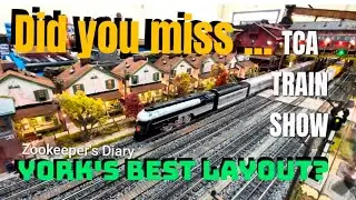 Выставка поездов TCA YORK 2025. Невероятно подробный модульный макет Lionel Trains O Gauge.