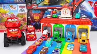 Lightning McQueen Super Unboxing 🚗💨 | Disney Cars Mack Truck Playset & Monster Truck Toy #mcqueen