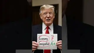 Trump's Report Card! 📉🤔 Economy Bad? Immigration Good? (Poll Results)