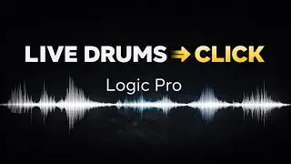 Locking a Live Drum Track to a Click (Logic Pro)