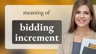 Bidding Increments: The Key to Successful Auctions