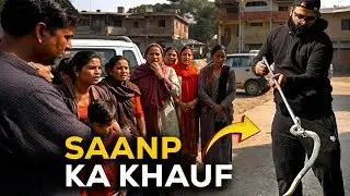 Russell's viper snake se gaon dara hua thaa