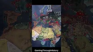 WW2 WITH MODERN BORDERS / HOI4 TIMELAPSE  #heartsofiron4 #history #hoi4 #hoi4timelapse
