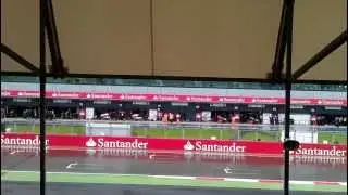 Silverstone 2012 booing vettel in the pit straight grandstand