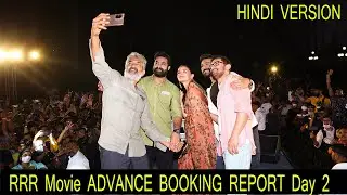 RRR Movie Advance Booking Report Day 2 In Hindi Market North India