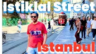 First Time Exploring Taksim Square! 🇹🇷 Istiklal Street & Taksim Mosque Tour 4K