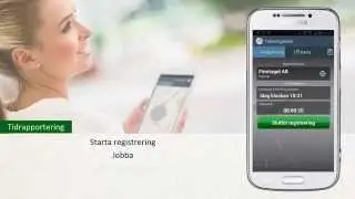 TimeOrganizer Tidrapportering - S&aring; h&auml;r fungerar det (p&aring; 70 sek)