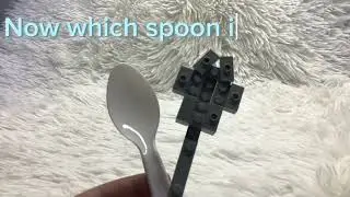 Bead scoops with a Lego spoon!💫