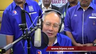 PM Merasmikan Pelancaran Radio Stream Online SelangorBN.fm 17/1/2013