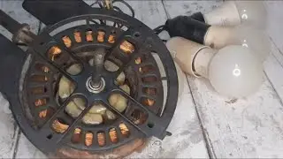 Como fazer gerador de ENERGIA EL&Eacute;TRICA com MOTOR de VENTILADOR sem modificar nada