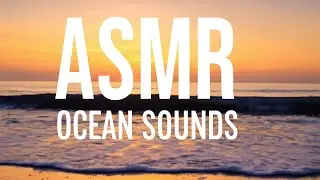 ASMR Ocean Waves 🌊 Relaxing Sunset Ambience for Sleep & Meditation