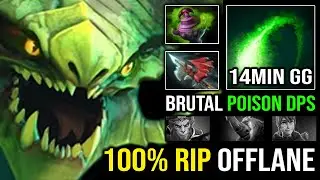 How to Offlane Viper Like a Pro | EZ 14Min GG First Item Urn Insane Poison DPS Counter MK Dota 2