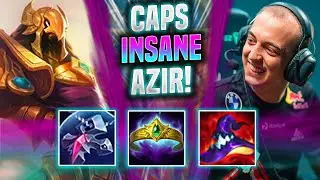 CAPS IS INSANE WITH AZIR! - G2 Caps Plays Azir Mid vs Leblanc! | Season 2022