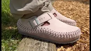 Kith for Birkenstock London Braided (Lilac Ash) - On Feet