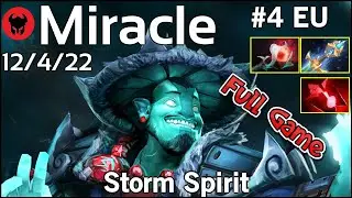 Miracle [Liquid] plays Storm Spirit!!! Dota 2 Full Game 7.21