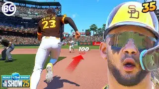 MLB The Show 25 RTTS TATIS Jr.: ¡100 ROBOS y VA por el RÉCORD!