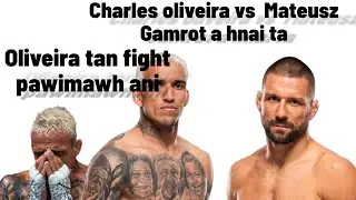 Topuria laka chaklo zo hlim Charles oliveira tan title fight tluka pawimawh tur Gamrot nen 