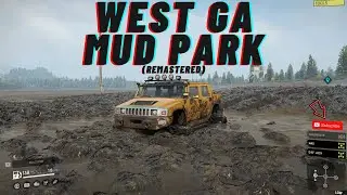 SnowRunner Mod Review | Taking The JBE HUMMER H2 To WEST GA MUD PARK (REMASTERED!) - 10/10 RECOMMEND