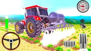Real Tractor Farming Simulator 2020 Modern Farmer - Harrowing the Field - Android Gameplay