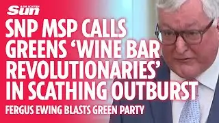 Fergus Ewing's scathing 'wine bar revolutionaries' outburst at Scottish Greens over oil & gas jobs