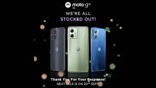 We are stocked out moto g54 5G | Next sale starts on 20th Sept