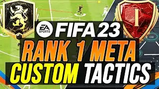 THE BEST META RANK 1 CUSTOM TACTICS (UPDATE POST PATCH) - FIFA 23