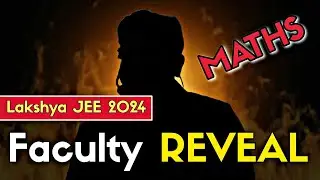 The ****** SIR as Maths Teacher | Class 12th Lakshya JEE 2024 | Motion Poster ⚡