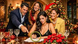 La obligaron a divorciarse en la cena de Navidad… hasta que su padre hizo una sola llamada