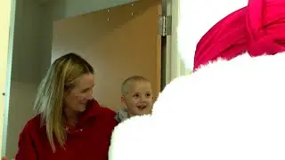Coca-Cola polar bear visits children at Wellstar hospital