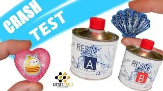 CRASH TEST - R&Eacute;SINE &Eacute;POXY TRANSPARENTE ( effet eau de chez resin pro)