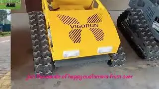 agriculture gasoline powered customization color wireless robot mower 2700$ sales to Denmark, Europe
