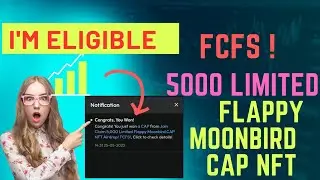 FCFS! Claim 5,000 Limited Flappy Moonbird CAP NFT Airdrop! FCFS! | Crypto Live Airdrops | TQBTech
