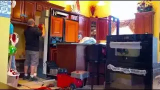 Oven, Fridge, & compactor install