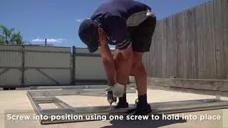 Absco Sheds - Fortress Shed Frame Sect Connections Part 2: Diagonal Bracing