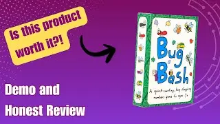 Bug Bash Card Game- Award-Winning Kids Brain Game for Ages 7-12 - Quick-Counting Bug-Slapping Game